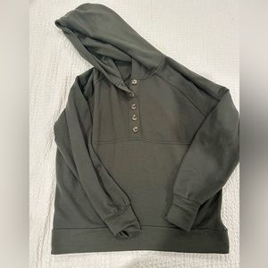 Lou & Grey button hoodie size S